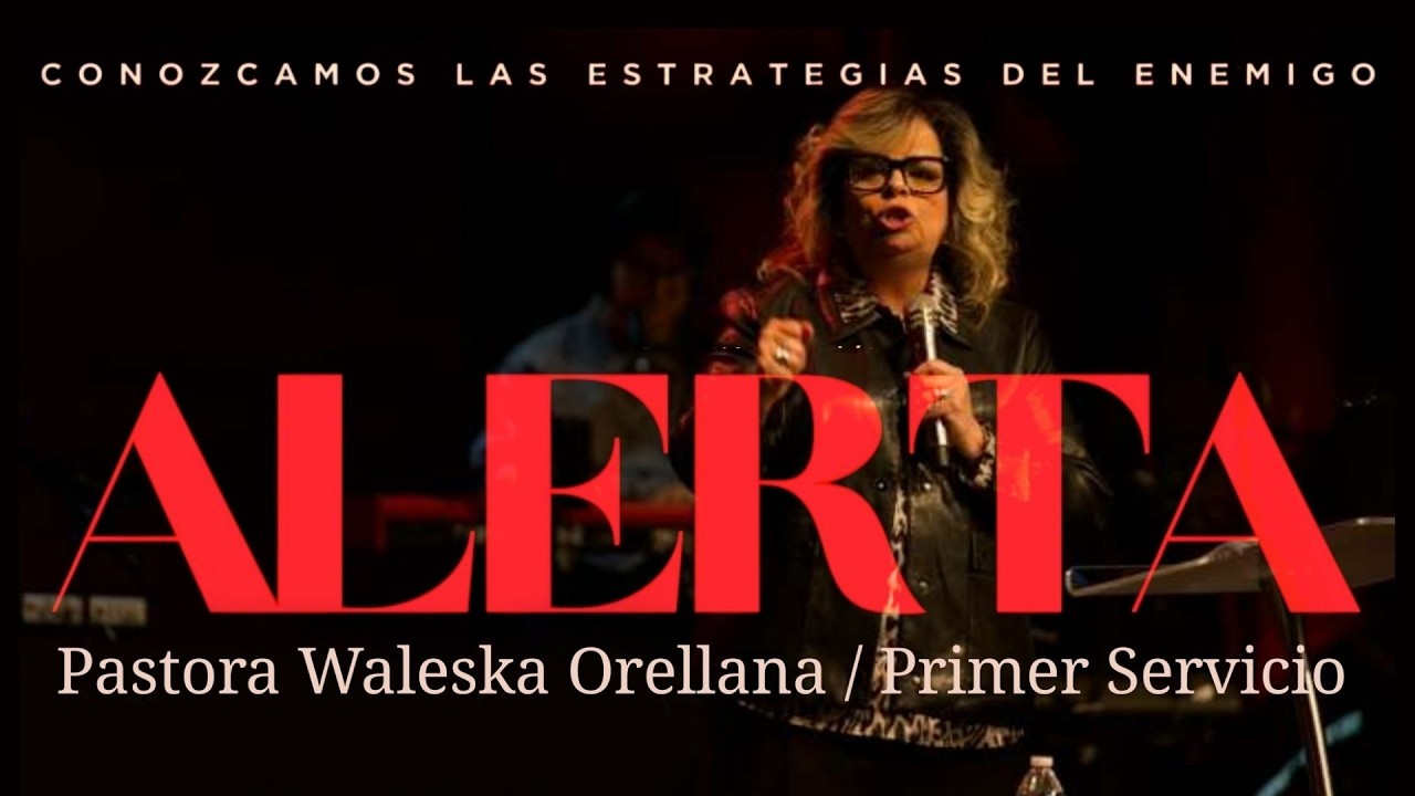 Primer Servicio En Vivo Iglesia CAF | Mensaje: Alerta | Pastora Waleska Orellana | 3/15/2026