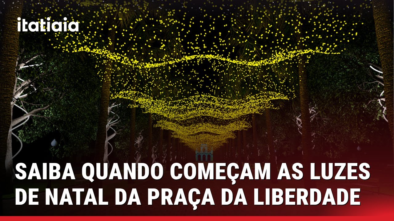 ILUMINAÇÃO DE NATAL DA PRAÇA DA LIBERDADE, EM BH, JÁ TEM DATA PARA COMEÇAR