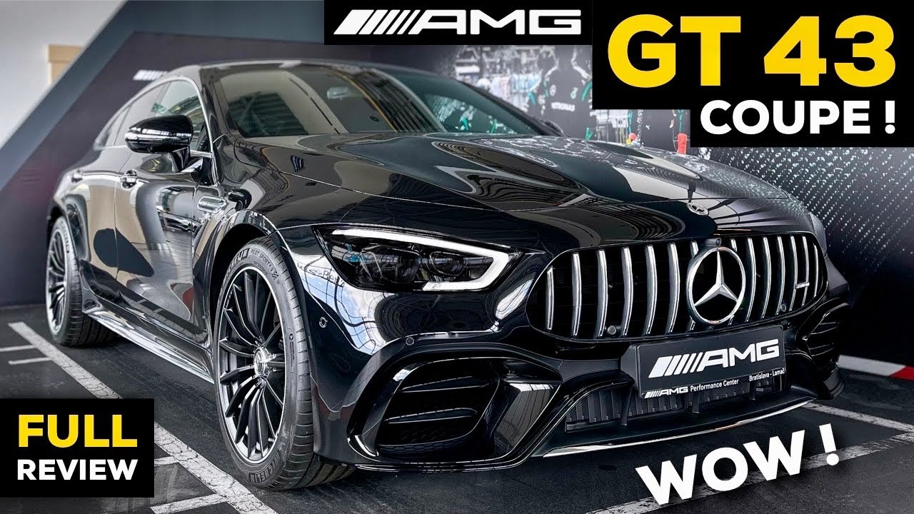 2021 MERCEDES AMG GT 4 Door Coupe NEW GT43 NEW Entry Level GT FULL REVIEW Exterior Interior 4MATIC+