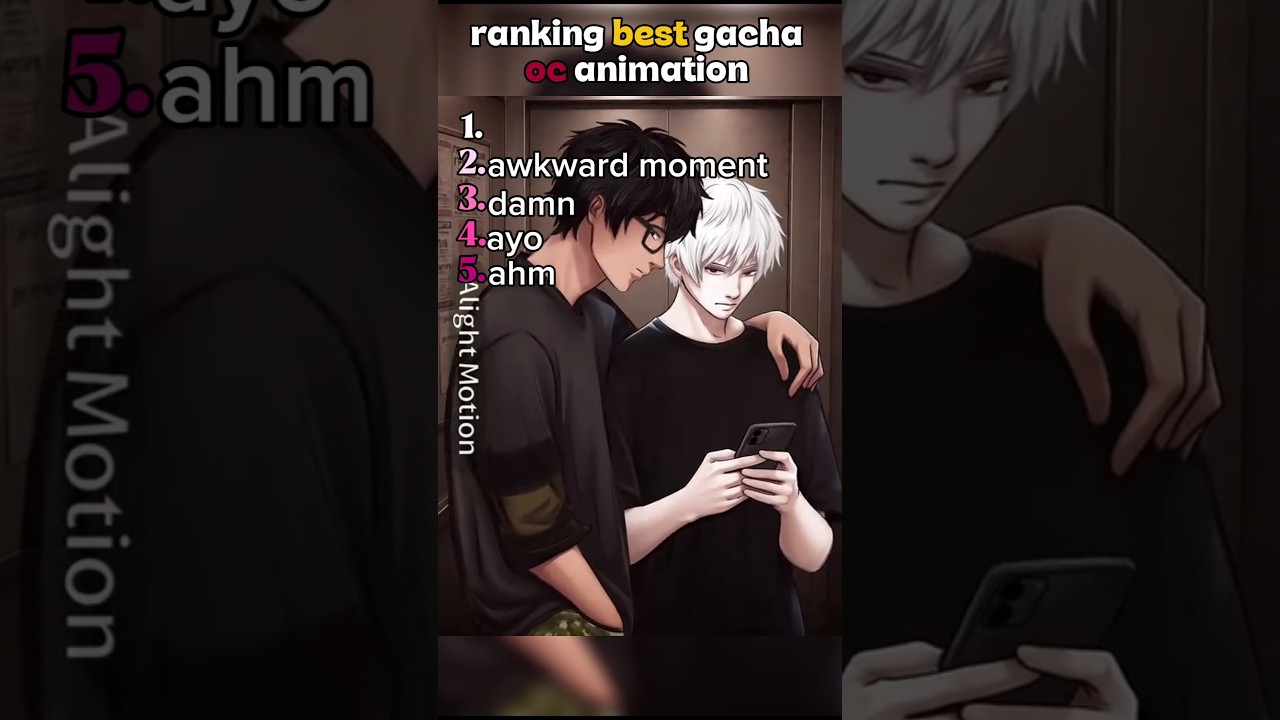 ranking best Gacha oc animation #gacha #animation #ranking