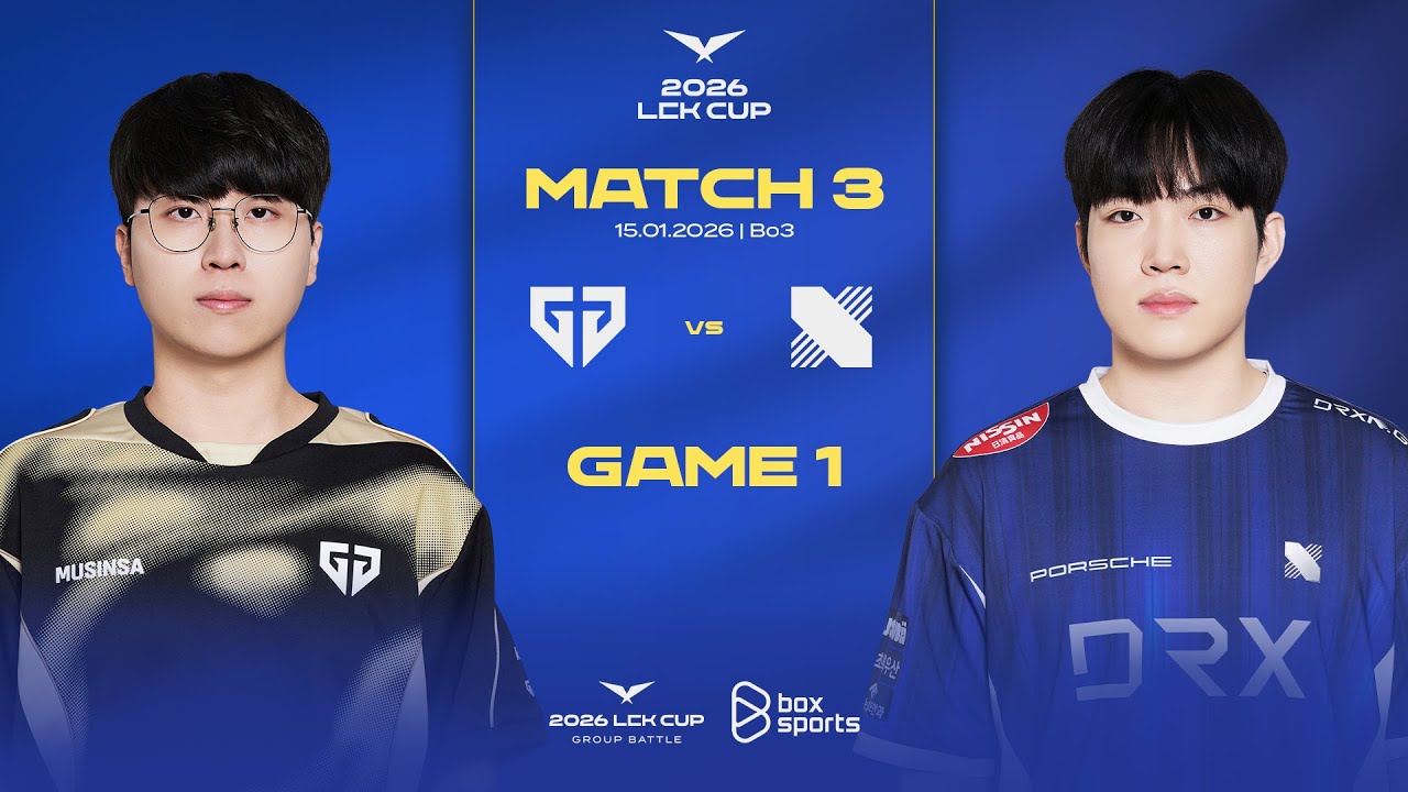 GEN vs DRX | Game 1 | Match 3 | Bình Luận Tiếng Việt | LCK CUP 2026