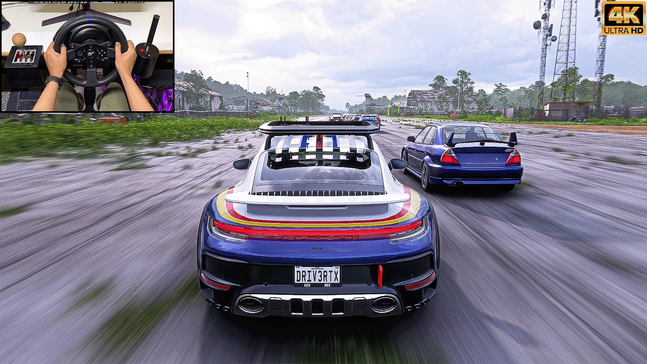 750HP Porsche 911 Rallye VS Rally Monsters - Forza Horizon 5 | Thrustmaster T300RS