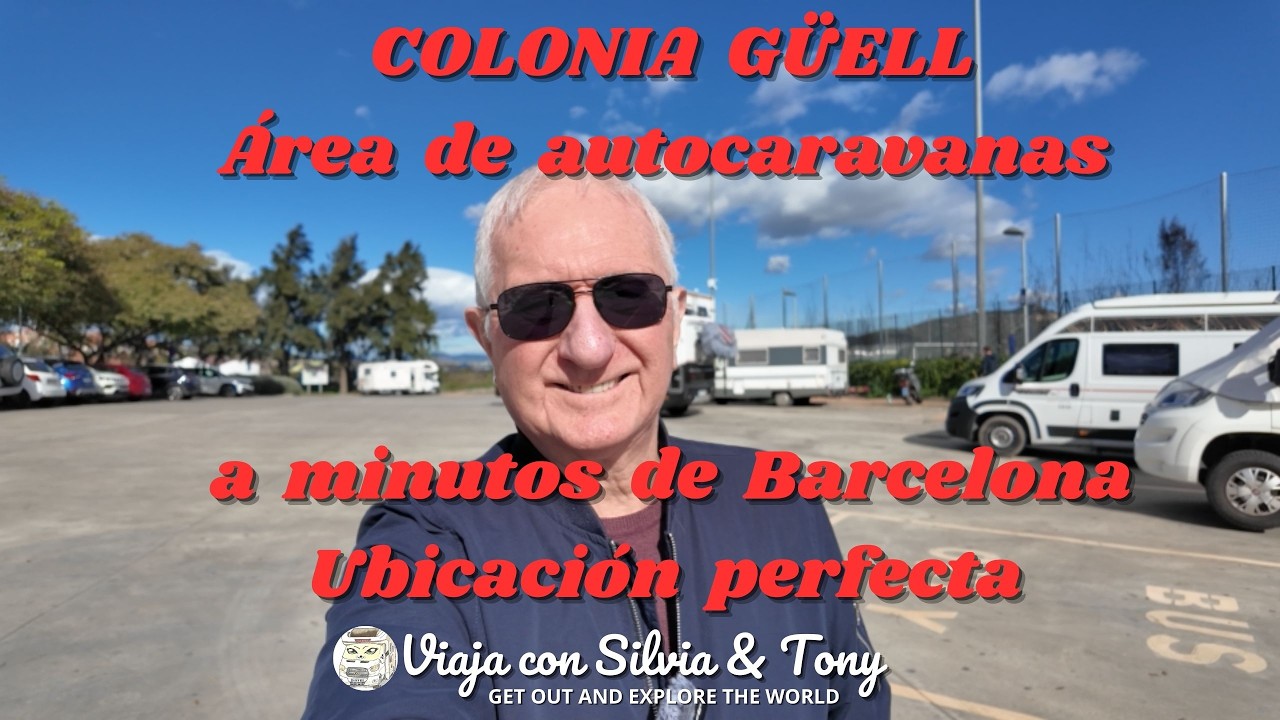 COLONIA GÜELL. AREA DE SERVICIOS PARA AUTOCARAVANAS, A MINUTOS DE BARCELONA. UBICACIÓN PERFECTA