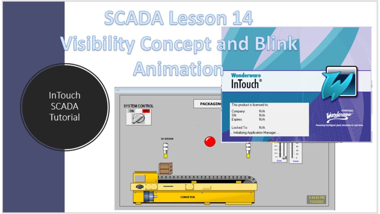 Урок 14 по SCADA &mdash; Концепция видимости и анимация мерцания в InTouch SCADA