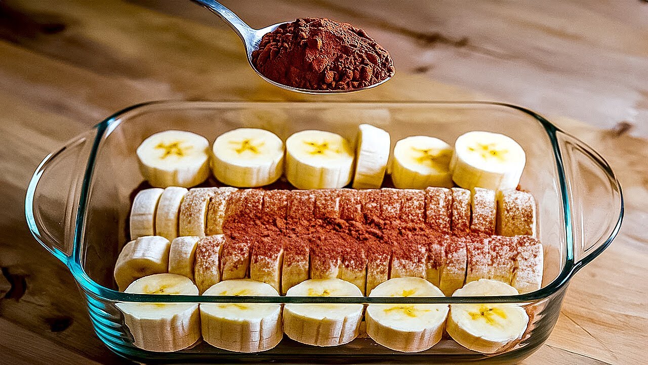 He Cooked Amazing Banana Dessert WITHOUT OVEN!