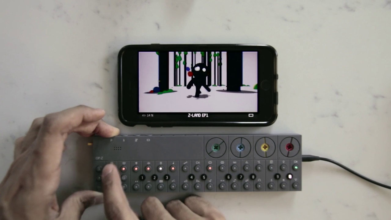 Jamming with the OP-Z and the app