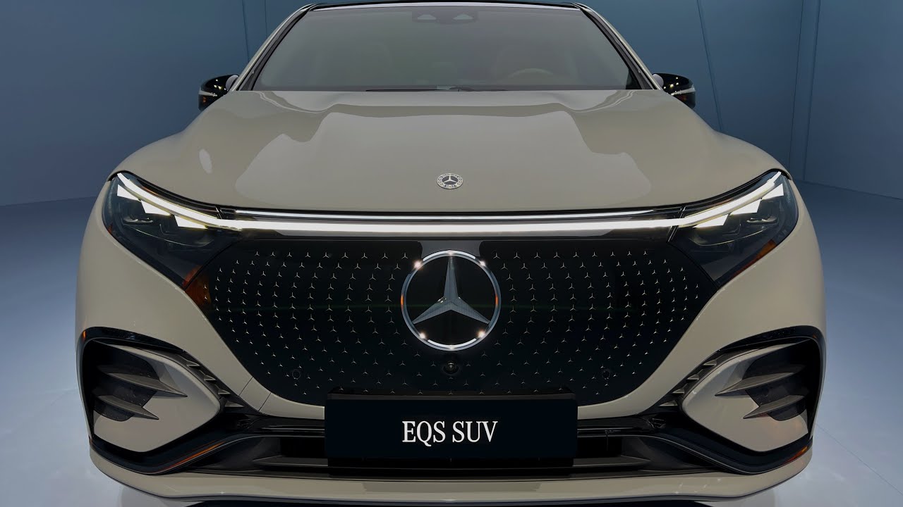 NEW 2023 EQS SUV! Full Electric GLS! Interior Exterior Walkaround