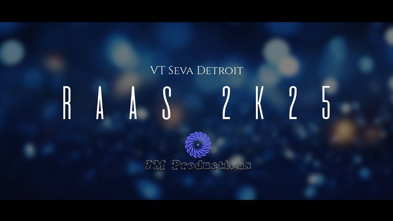 RAAS 2K25 - VT Seva Detroit | November 15th | JM Productions