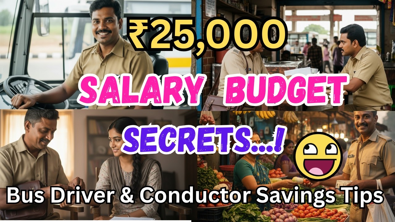 ஒரே சம்பளம்! இருவேறு வாழ்க்கை! 😱 Bus Driver & Conductor Money Saving Tips in Tamil