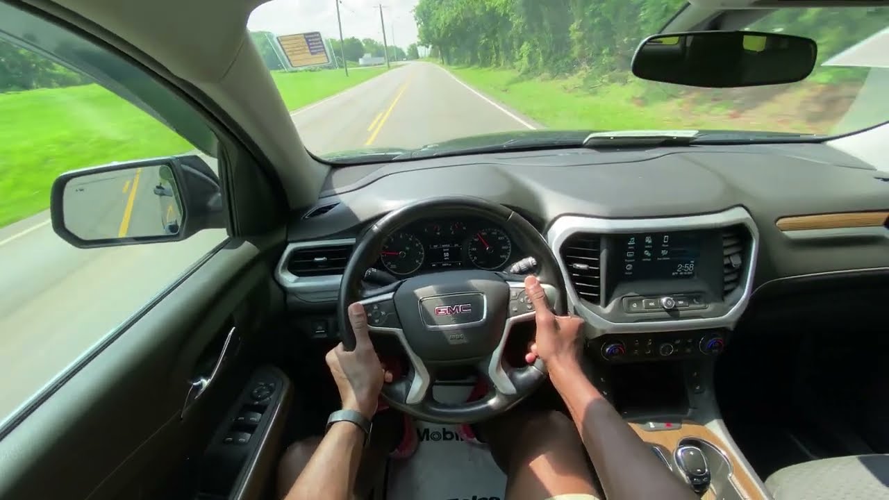2019 GMC Acadia SLE V6 POV Test Drive & Review