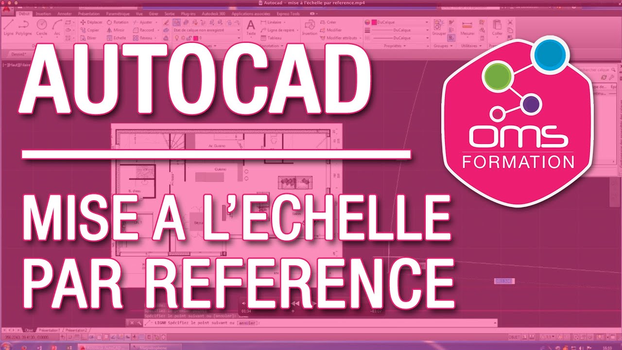 Autocad - Mise à l'échelle par reference
