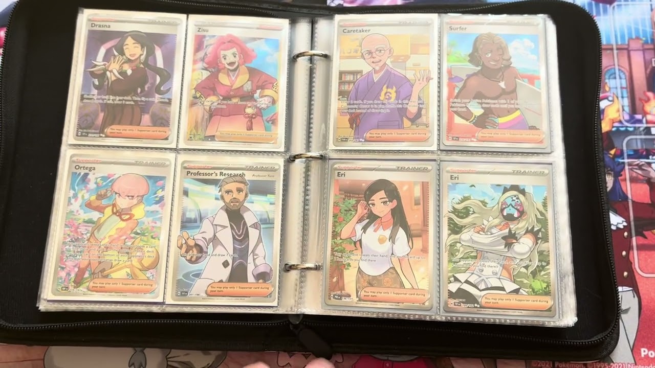My Pokemon Full Art Trainer Cards Collection