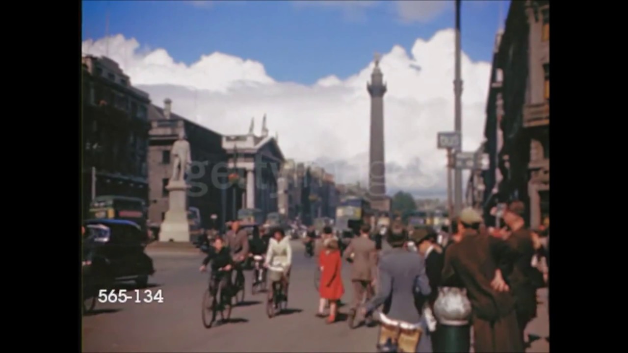 Rare Dublin 1940s Colour Film.