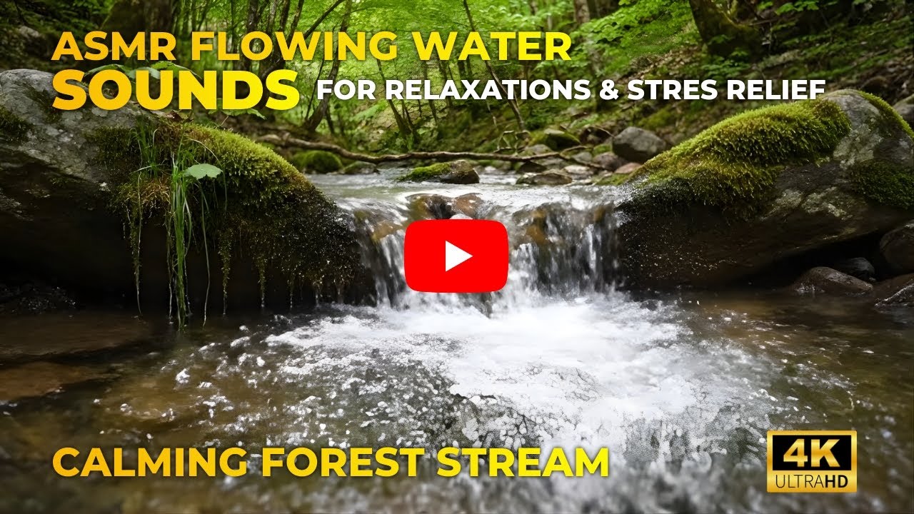 Soothing ASMR Water Sounds | Calm Your Mind & Sleep Better Tonight 🌙