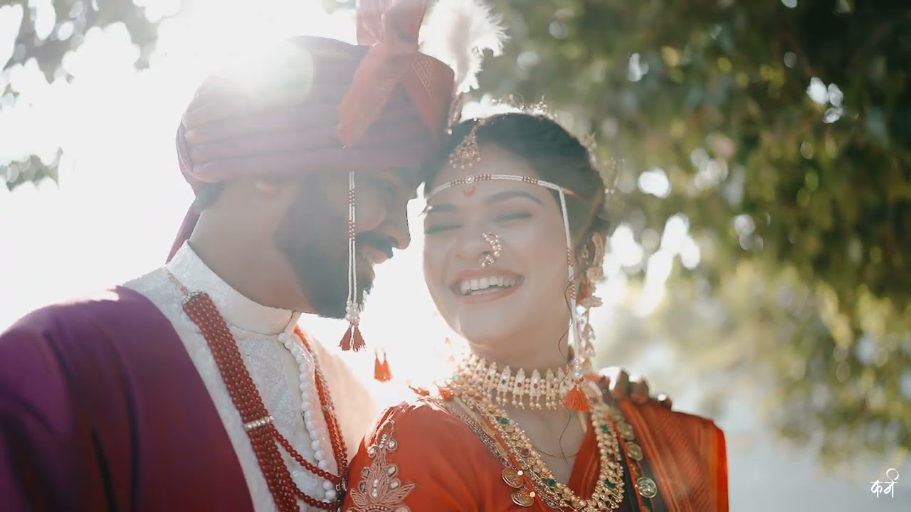 Best Marathi Wedding highlight 2024 | Cinematic Wedding Highlight | Karm Graphy