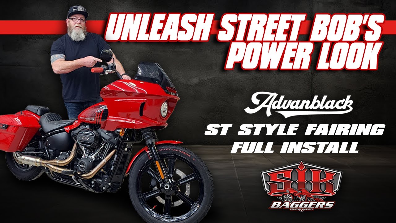 ⚡STREET BOB ПОЛУЧАЕТ ГЛАДКИЙ ОБТЕКАТЕЛЬ ADVANBLACK ST — ПОЛНАЯ УСТАНОВКА⚡