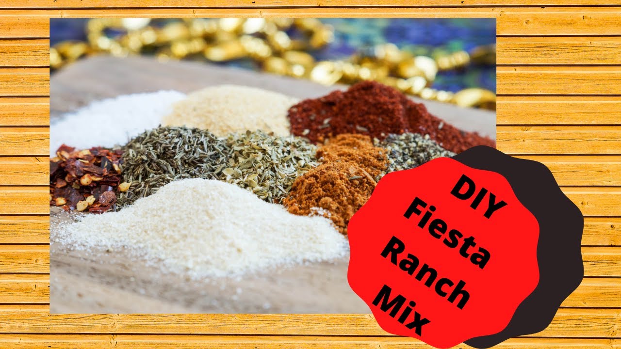 DIY Fiesta Ranch Mix ~ Copycat Recipe  #diy #fiestabeans