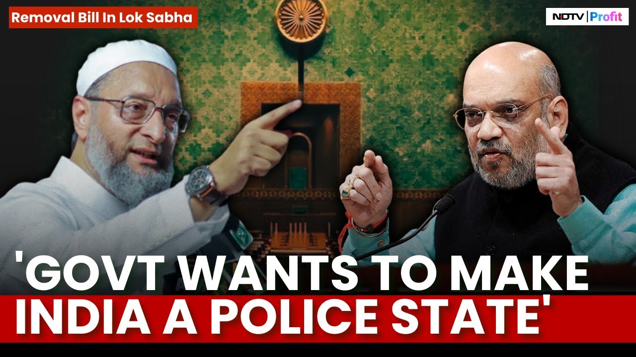 Watch: Owaisi Blasts PM, CM & Ministers Removal Bill, Calls It 'Unconstitutional'