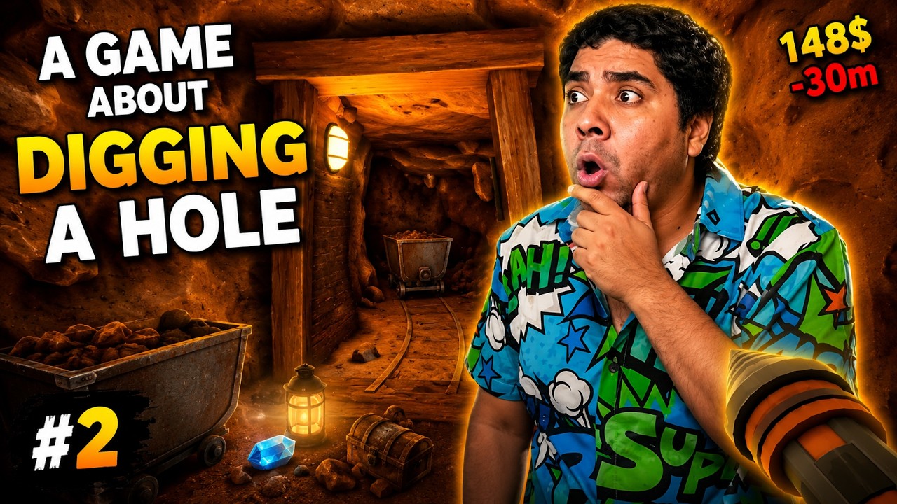 A Game About Digging A Hole 🌑 - Encuentro una mina 🚧 - Capitulo 02