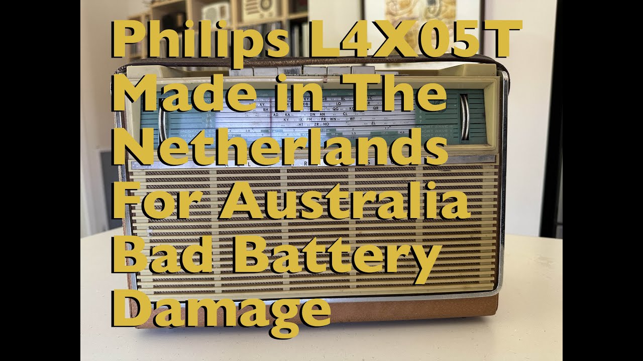 Philips L4X05T. A Philips from The Netherlands sold in Australia.