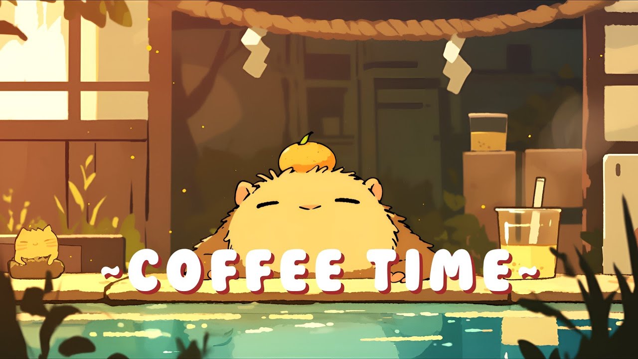 [60 Minutes] Capybara Music Channel | Calm Music for Focus & Study 🦫 🍵 ✨