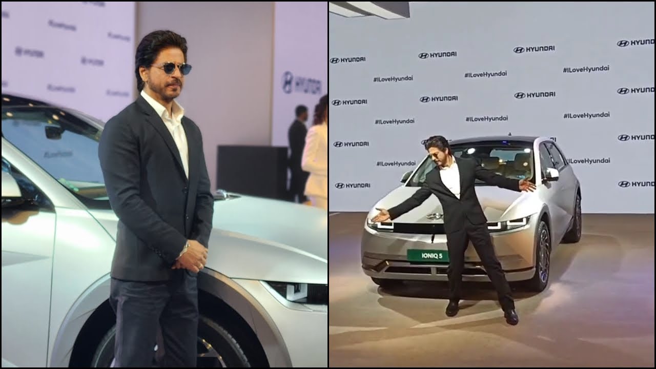 Shah Rukh Khan launches Hyundai EV at Auto Expo 2023, see glimpses here