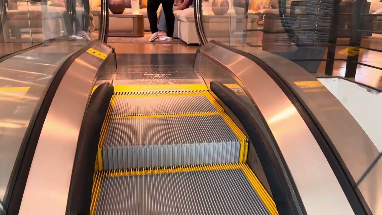 Schindler escalators at Crate & Barrel The Gateway in Austin TX￼￼