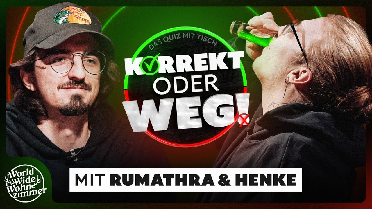KORREKT oder WEG! (mit Rumathra & Henke)