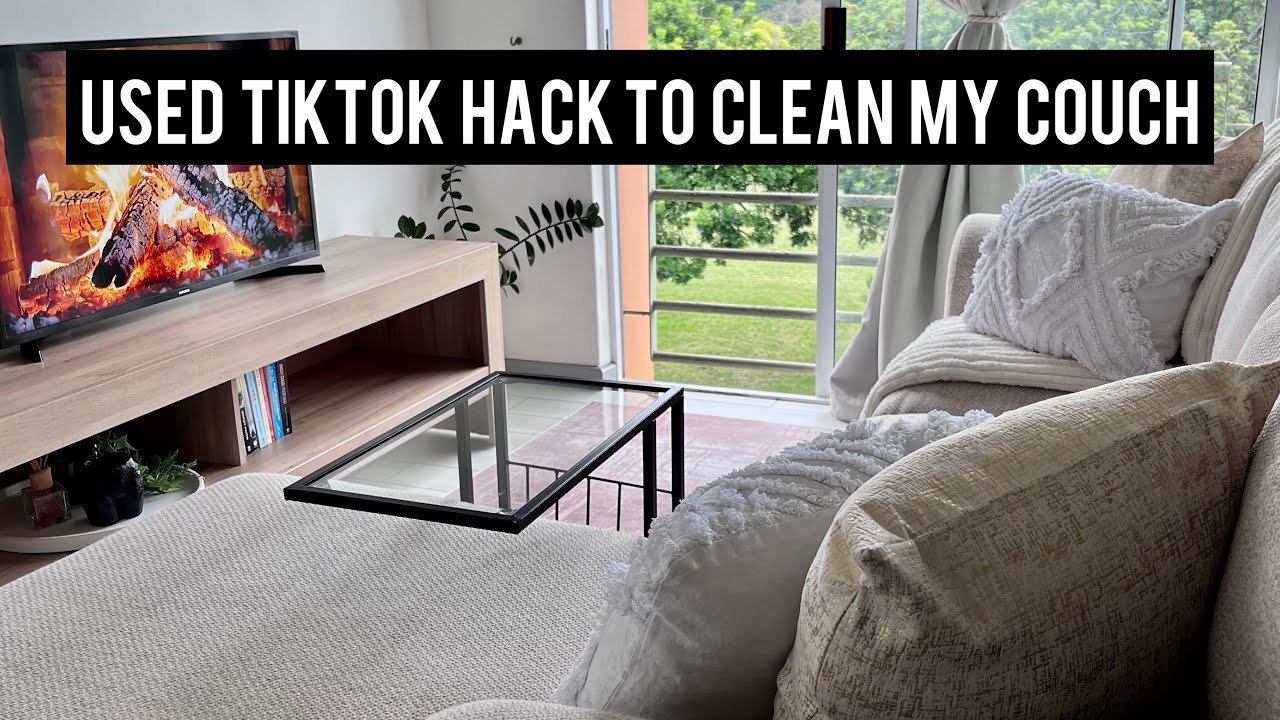 Vlog: Deep cleaning my couch & my living area