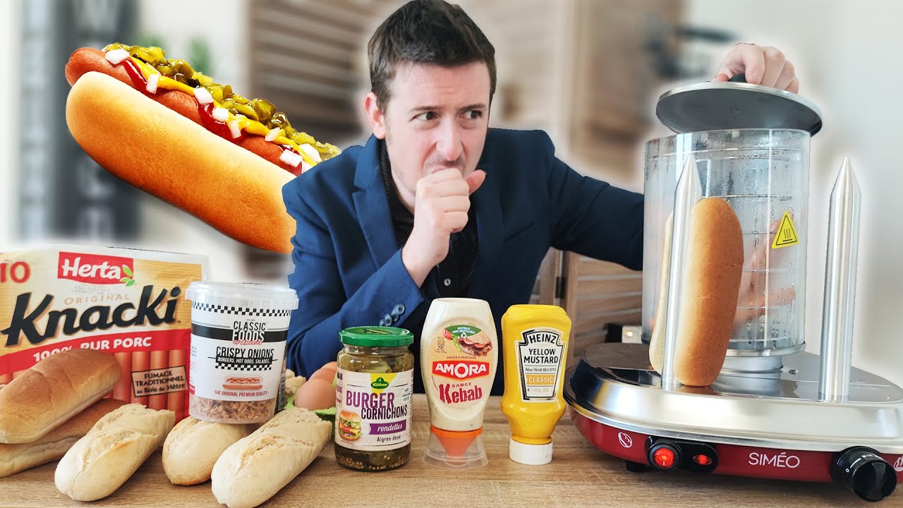 JE TESTE UNE MACHINE À HOT DOG EXCEPTIONNELLE ! (sauce kébab/harissa) 🥵