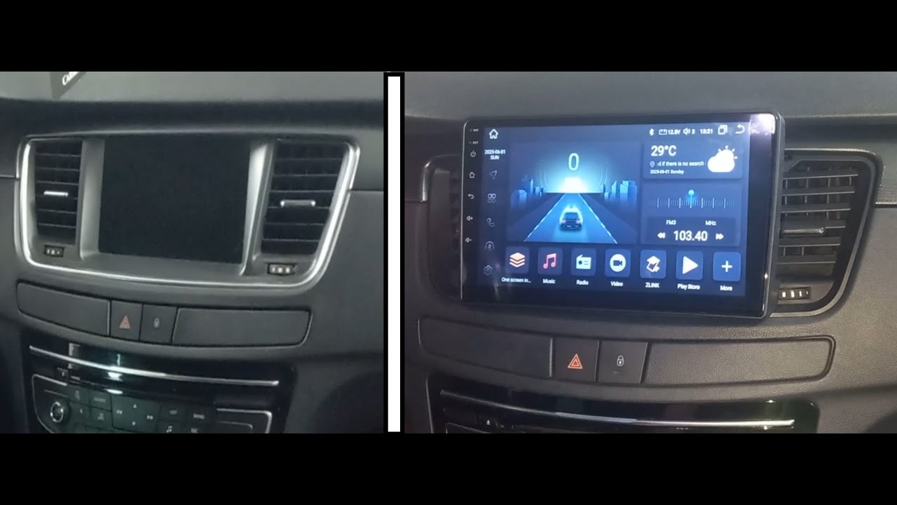Установка автомобильной Android-мультимедиа на Peugeot 508