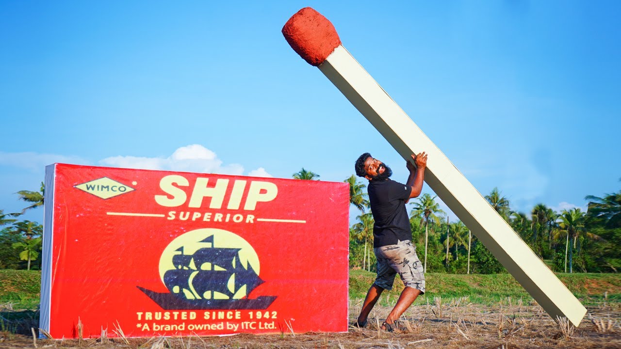 Guinness World Record Giant MatchBox Making | ലോകത്തിലെ ഏറ്റവും വലിയ തീപ്പെട്ടി ഉണ്ടാക്കി  M4 TECH |