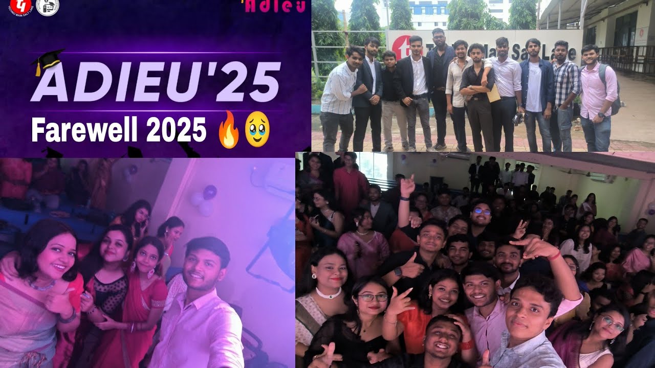 Techno Main Salt Lake BCA 2025 Farewell || Adieu 2025 🔥🥹❤️Techno University Farewell Kolkata #techno