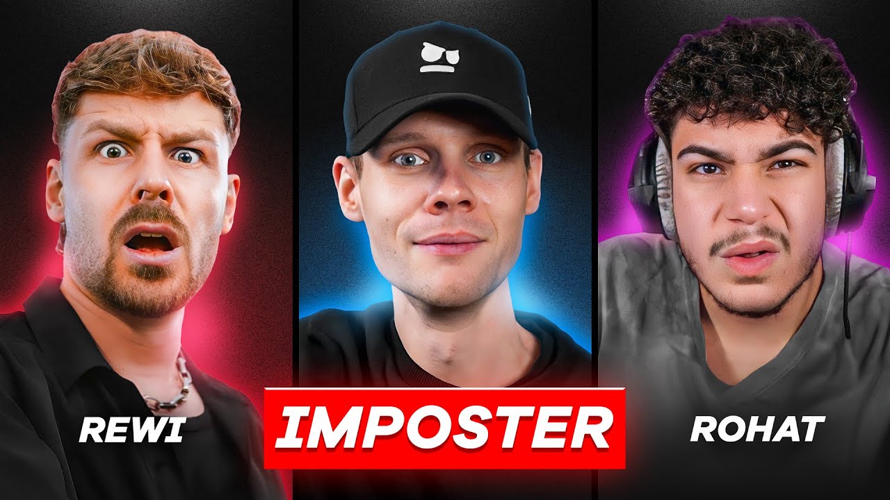 STREAMER vs IMPOSTER!🧐😂 mit UnsympathischTV, Rewi, Rohat, Wichtiger, Fabo, Elquaria & Huy