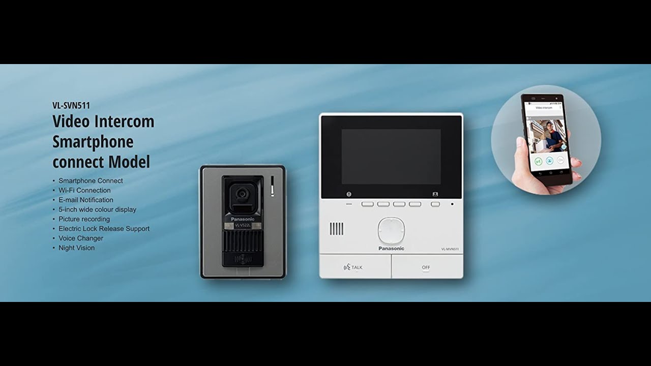 PANASONIC VIDEO INTERCOM SYSTEM VL-SVN511SX  PROGRAMMING