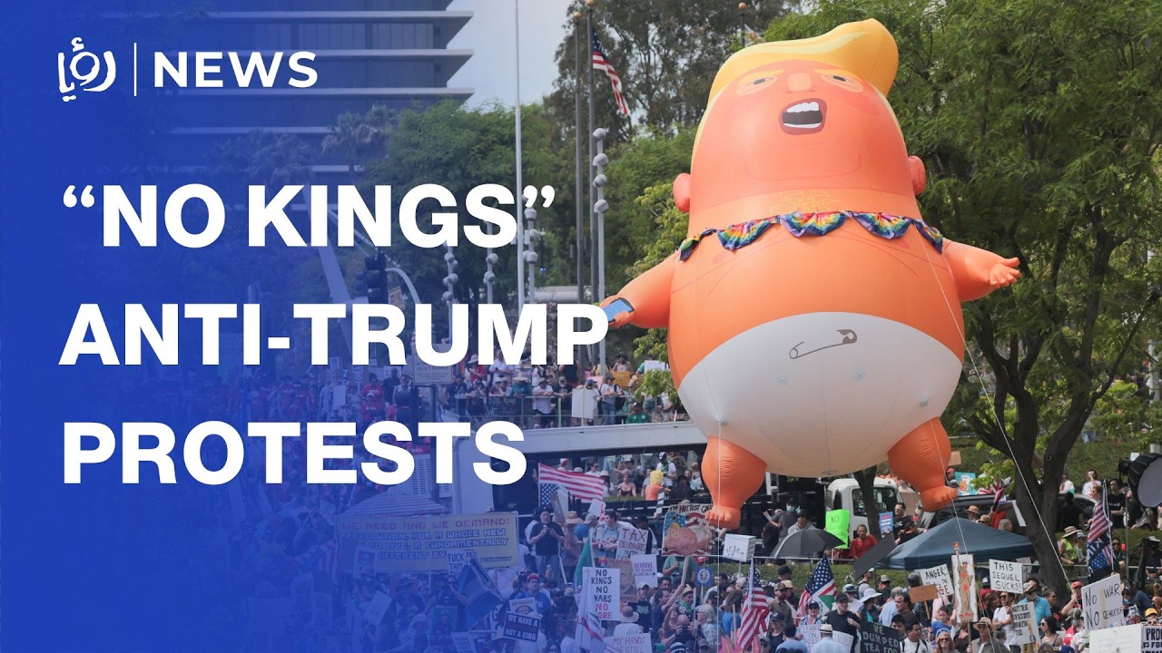 &ldquo;No Kings&rdquo; protests against Trump across the US