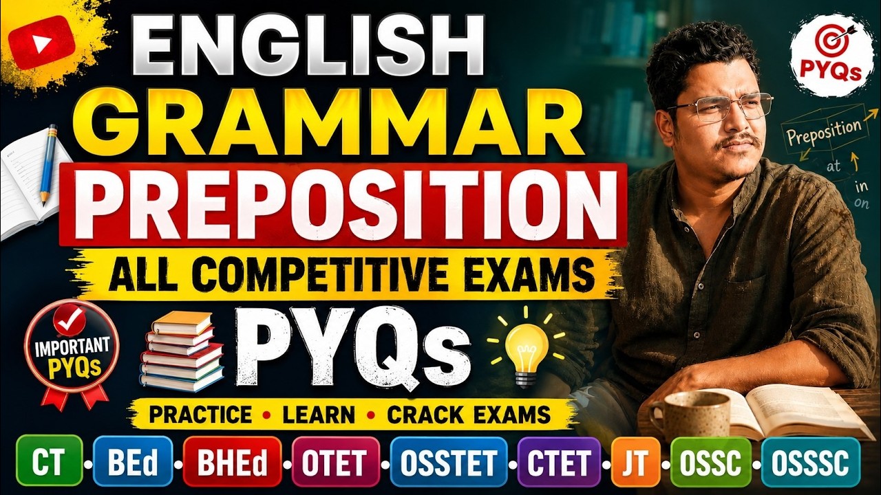 English Grammar Preposition All Competitive Exams PYQs | Master Brain IQ