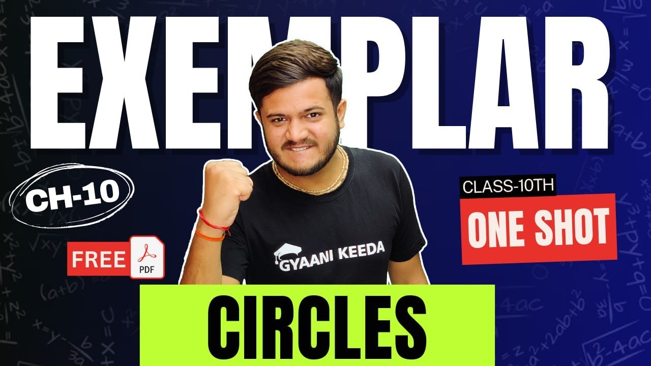 Ch-10 Circles Class 10 Maths||NCERT Exemplar Problems Class 10 Maths||CBSE 2024 BOARDS