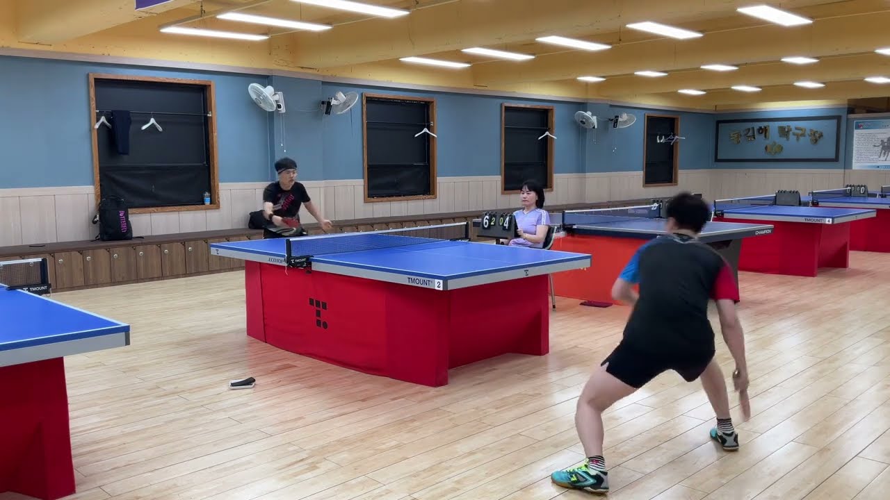2024.7.24. 동김해탁구장 수요리그 정민재2 VS 권정결5 준결승