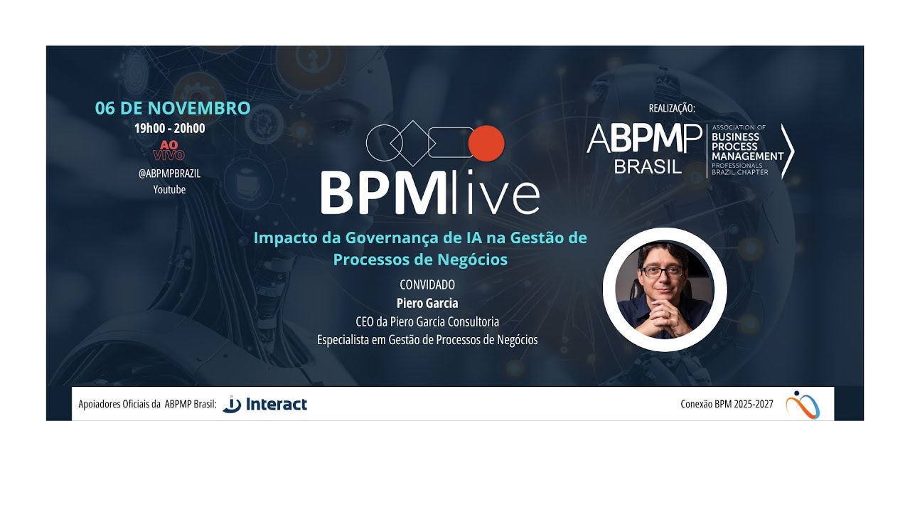 BPM LIVE - Impacto da Governança de IA na Gestão de Processos de Negócios