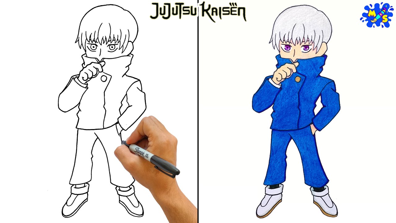 Jujutsu Kaisen Drawing || How to Draw Inumaki Full Body From Jujutsu Kaisen