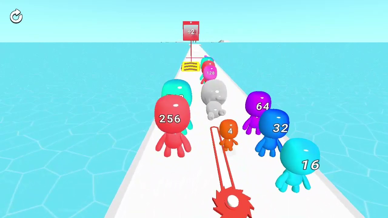 Me playing man runner 2048