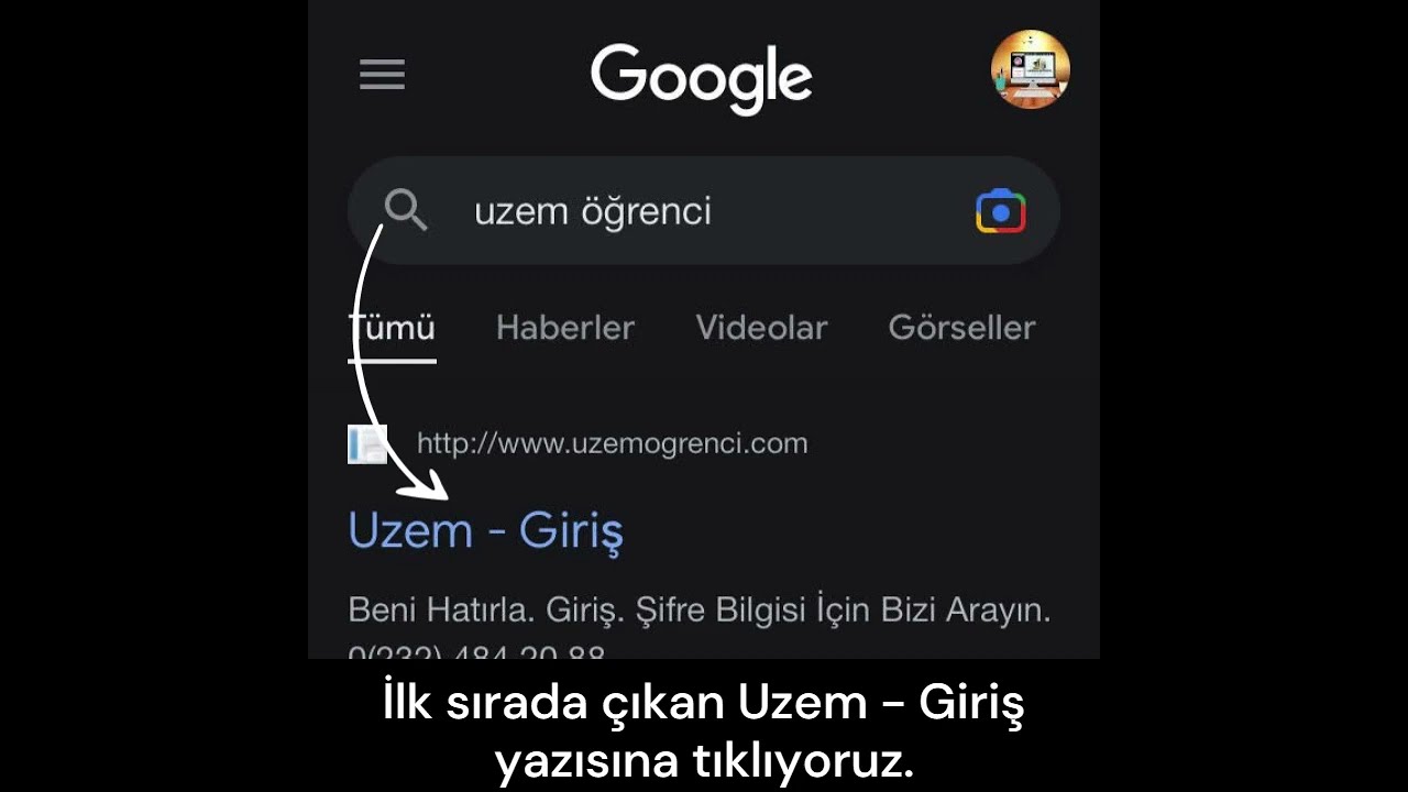 Uzem &Ouml;ğrenci Telefondan Derse Nasıl Girilir ?
