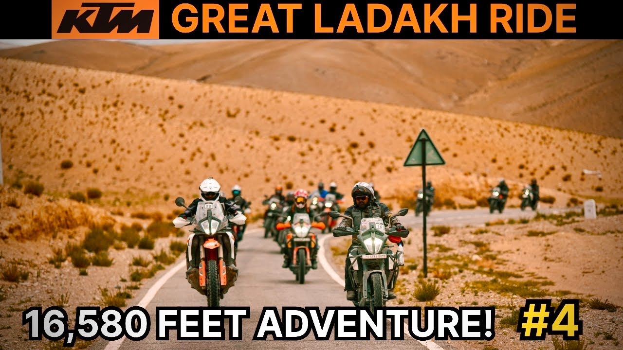 KHATARNAK RIDE😱 KTM LADAKH BIKE RIDE | SHINKULA PASS, GONBO RANGJON  KTM ADVENTURE 390 S