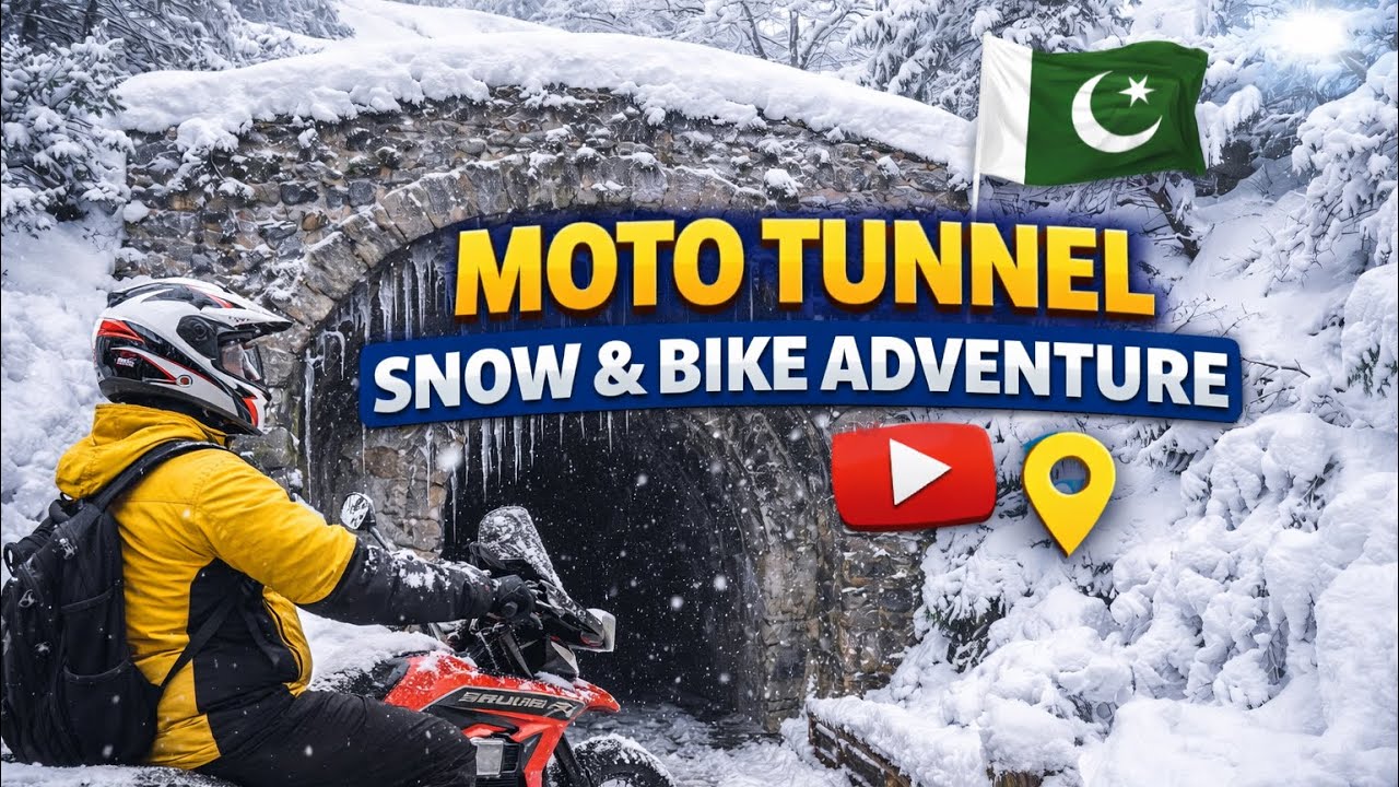 The Story of Ayubia’s 135-Year-Old Moto Tunnel | Snow Bike Adventure |From Lost to Landmark |