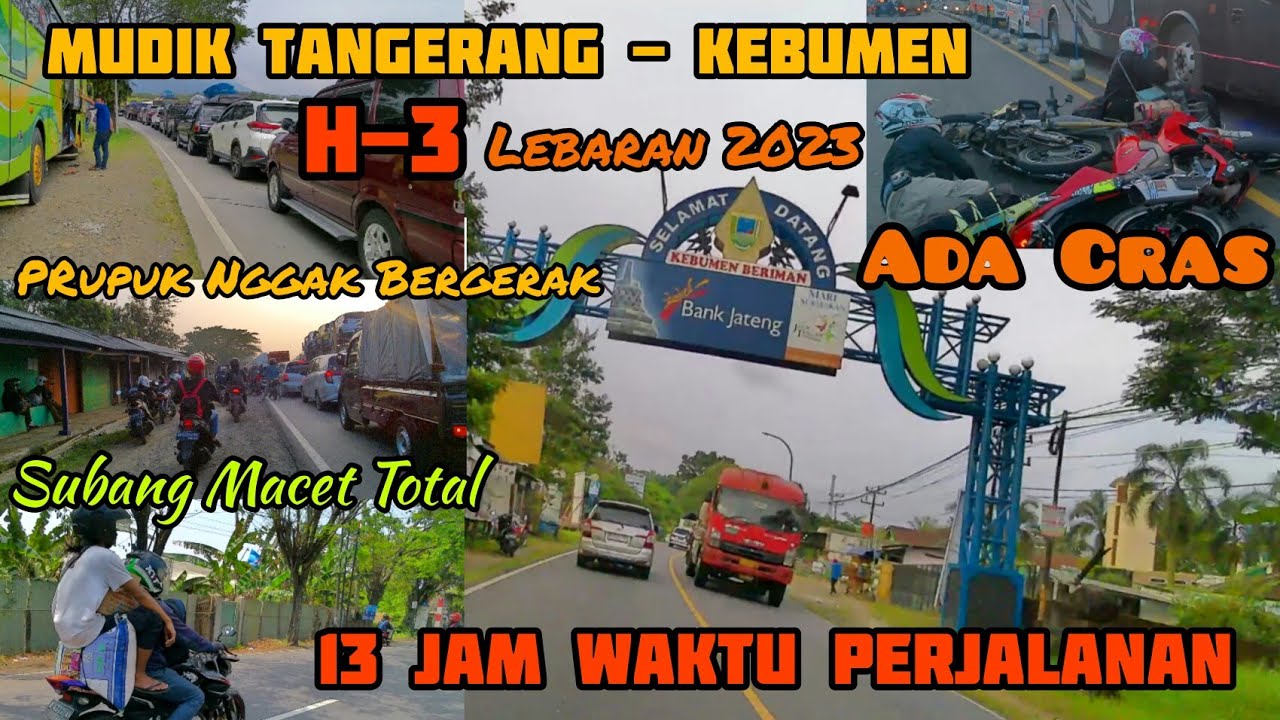 Mudik Motor Tangerang-Kebumen H-3 Lebaran 2023