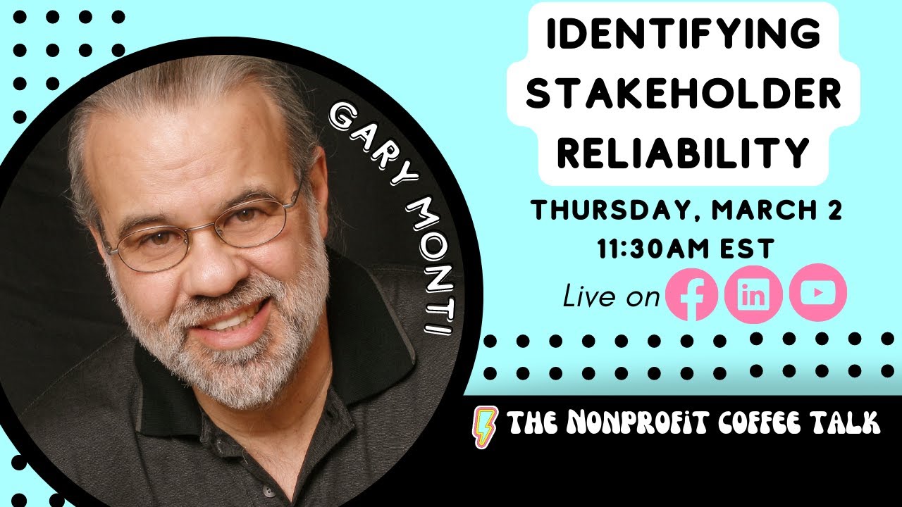 Nonprofit Coffee Talk with Gary Monti