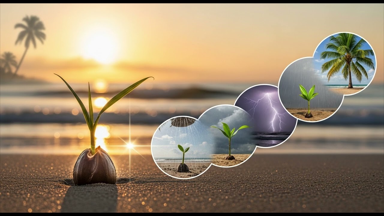 The Journey of An date palm from seed to fruit ||detail video 