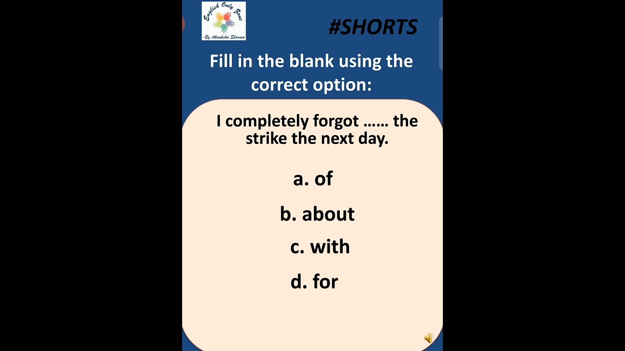 Exercise on Prepositions #prepositions #englishonlyzone