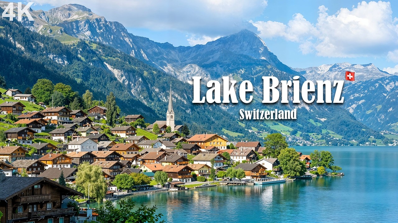 Walking Europe’s Most Beautiful Streets | Brienz & Oberried, Switzerland 4K